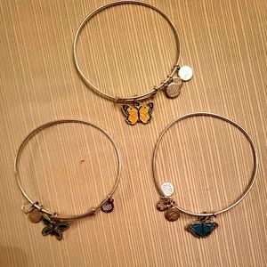 ALEX & ANI BUTTEEFLY SILVER COLLECTION BRACELETS